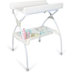 Puériculture-Table à Langer Moon - Babyland - PVC - 80x68x98cm - Etoile Grise - made in Italia