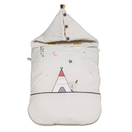 Nid d'ange - Sauthon - Timouki - 100% coton - Beige - 80x40x3 cm BEIGE 1 - vertbaudet enfant 