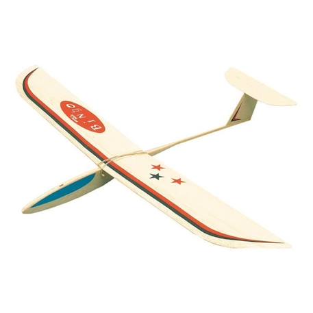 Planeur Bingo - AERO-NAUT - Kit d'aéromodélisme en bois de balsa - Envergure 69 cm BEIGE 1 - vertbaudet enfant 