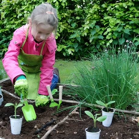 Set Outils Jardin Verts - ESSCHERT DESIGN - Pour Enfant - Vert - Mixte - A partir de 4 ans VERT 1 - vertbaudet enfant 