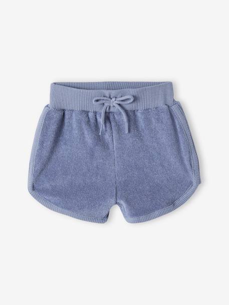 Lot de 4 shorts en éponge naissance bleu chambray 5 - vertbaudet enfant 