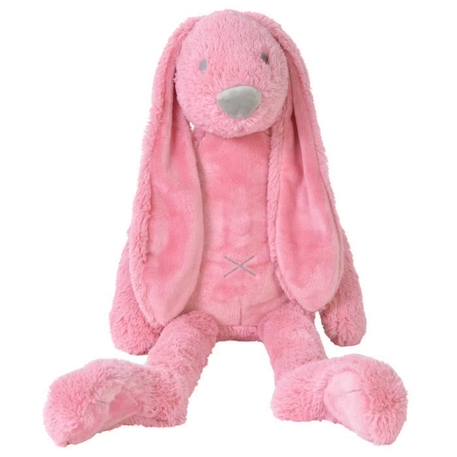 Peluche Lapin Richie rose 58 cm - HAPPY HORSE - Plush - Fille - Naissance - Intérieur ROSE 1 - vertbaudet enfant 