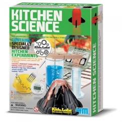 Jouet-Kit d'expériences scientifiques - 4M - Sciences en cuisine - 6 expériences - Intérieur - Noir
