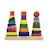 Forme à trier et à agencer - MELISSA & DOUG - Empileur 3 en 1 - 25 pièces - Mixte ROUGE 3 - vertbaudet enfant 