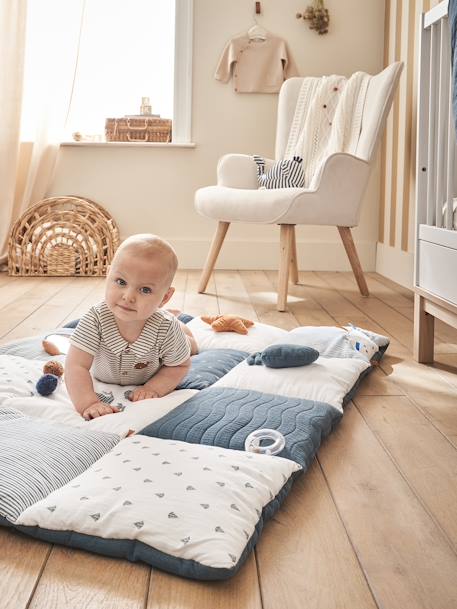 Tapis d'éveil moelleux et ludique Croque la vie+Navy sea 12 - vertbaudet enfant 