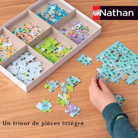Puzzle Nathan Mortel Anniversaire Mortelle Adèle - NATHAN - 150 pièces - Dessins animés et BD - Enfant BLEU 4 - vertbaudet enfant 