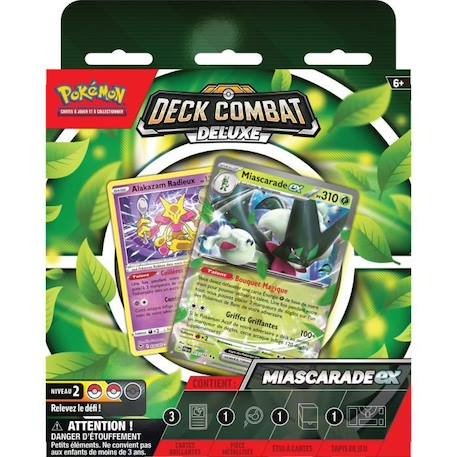 Pokémon : Deck Combat Deluxe VERT 3 - vertbaudet enfant 