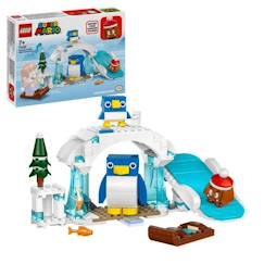 -LEGO® 71430 Super Mario Ensemble d’Extension Aventure dans la Neige pour la Famille Pingouin, Jouet avec Figurine Goomba