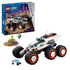 Jouet-LEGO® 60431 City Le Rover d’Exploration Spatiale et la Vie Extraterrestre, Jouet avec 2 Minifigurines, Figurines de Robot