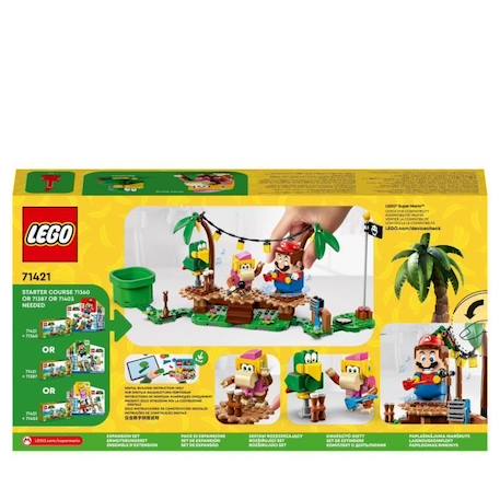 LEGO® Super Mario 71421 Ensemble d'Extension Concert de Dixie Kong dans la Jungle, à Combiner avec Pack de Démarrage MARRON 6 - vertbaudet enfant 