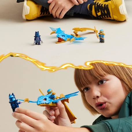 LEGO® 71802 NINJAGO L’Attaque du Dragon Rebelle de Nya, Jouet Ninja de Dragon et Figurines incluant Nya avec Mini-Katana BLEU 5 - vertbaudet enfant 
