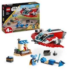 -LEGO® 75384 Star Wars Le Crimson Firehawk, Jouet de Construction avec Speeder Bike et Minifigurines