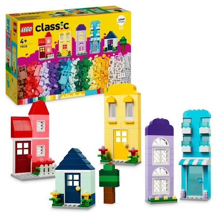 LEGO® 11035 Classic Les Maisons Créatives, Jouet pour Garçons et Filles Dès 4 Ans, Briques de Construction JAUNE 1 - vertbaudet enfant 