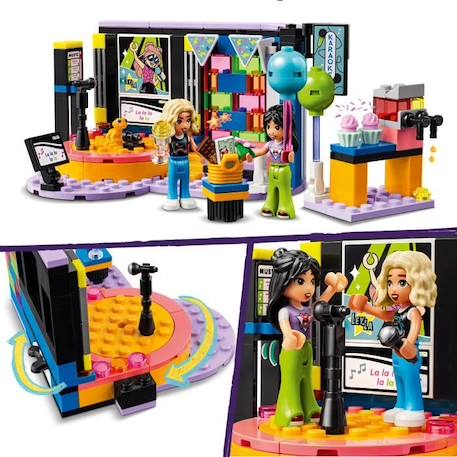 LEGO® 42610 Friends Le Karaoké, Jouet Musical avec Poupées et Figurines Liann et Nova et un Gecko VIOLET 3 - vertbaudet enfant 