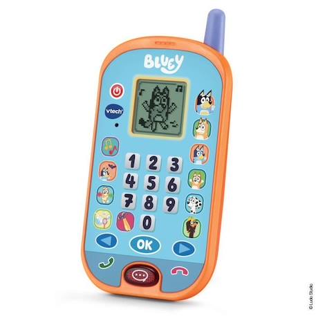 Jouet interactif - VTECH - Le Smartphone Interactif de Bluey - Multicolore - Batterie - Jouet éducatif BLEU 1 - vertbaudet enfant 