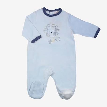 Pyjama  bébé 9 mois- TROIS KILOS SEPT BLEU 1 - vertbaudet enfant 