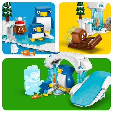 LEGO® 71430 Super Mario Ensemble d’Extension Aventure dans la Neige pour la Famille Pingouin, Jouet avec Figurine Goomba BLANC 4 - vertbaudet enfant 