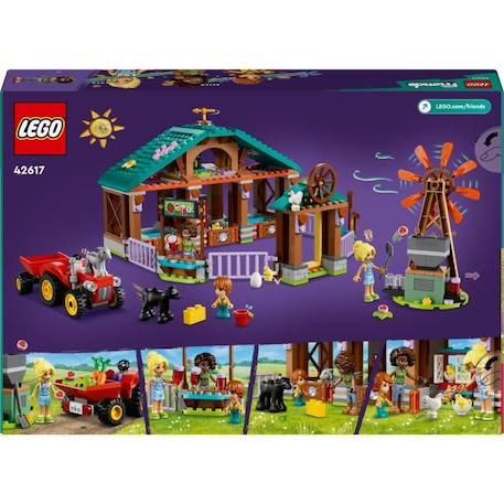LEGO® 42617 Friends Le Refuge des Animaux de la Ferme, Jouet de Ferme avec 3 Figurines et 5 Animaux, plus un Tracteur MARRON 6 - vertbaudet enfant 