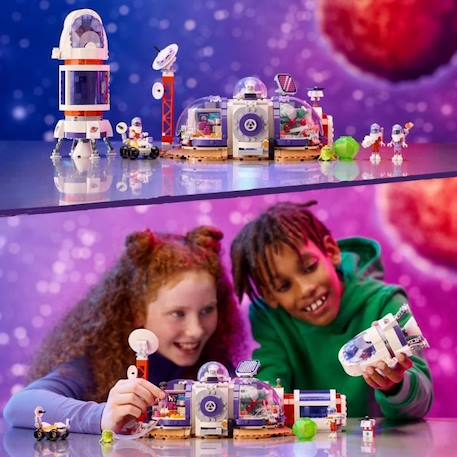 LEGO® 42605 Friends La Station Spatiale Martienne et la Fusée, Jouet sur l'Espace avec Navette et 4 Figurines d'Astronautes BLANC 5 - vertbaudet enfant 
