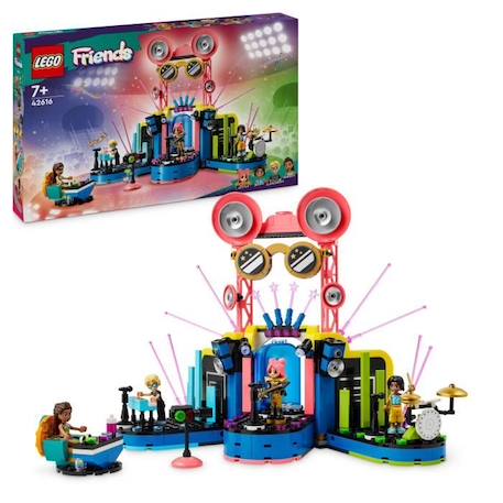 LEGO® 42616 Friends Le Spectacle Musical de Heartlake City, Jouet avec 4 Figurines Andrea, Scène et Instruments VIOLET 1 - vertbaudet enfant 