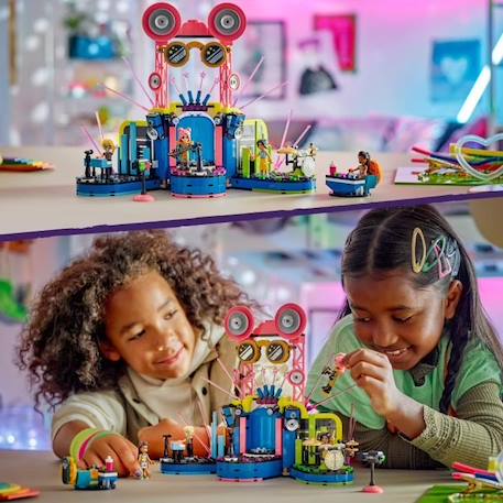 LEGO® 42616 Friends Le Spectacle Musical de Heartlake City, Jouet avec 4 Figurines Andrea, Scène et Instruments VIOLET 5 - vertbaudet enfant 