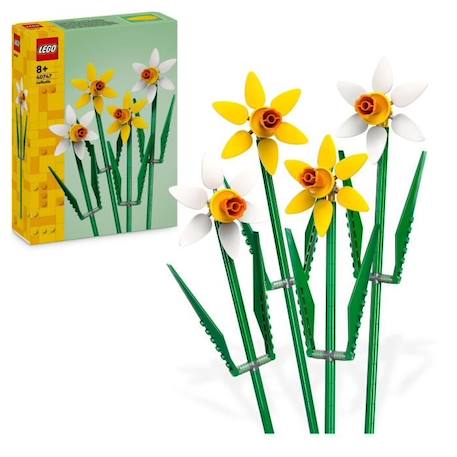 LEGO® 40747 Creator Les Jonquilles, Kit de Construction de Fleurs Artificielles, Cadeau pour Adolescentes et Enfants JAUNE 1 - vertbaudet enfant 