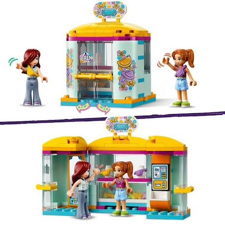 LEGO® 42608 Friends La Petite Boutique d’Accessoires, Jouet de Magasin avec les Figurines Paisley et Candi JAUNE 3 - vertbaudet enfant 