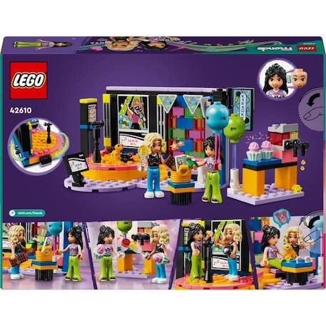 LEGO® 42610 Friends Le Karaoké, Jouet Musical avec Poupées et Figurines Liann et Nova et un Gecko VIOLET 6 - vertbaudet enfant 