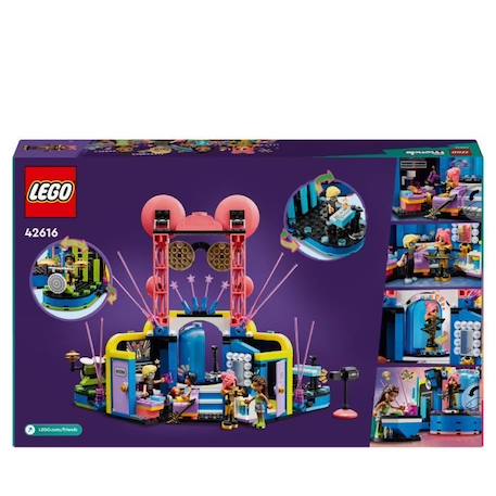 LEGO® 42616 Friends Le Spectacle Musical de Heartlake City, Jouet avec 4 Figurines Andrea, Scène et Instruments VIOLET 6 - vertbaudet enfant 