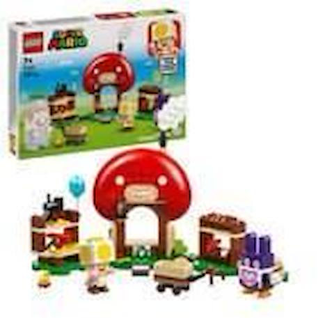 LEGO® 71429 Super Mario Ensemble d’Extension Carottin et la Boutique Toad, Jouet pour Enfants Dès 6 Ans avec 2 Figurines ROUGE 1 - vertbaudet enfant 