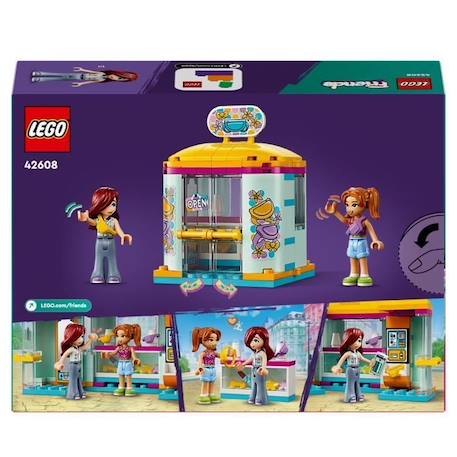 LEGO® 42608 Friends La Petite Boutique d’Accessoires, Jouet de Magasin avec les Figurines Paisley et Candi JAUNE 6 - vertbaudet enfant 