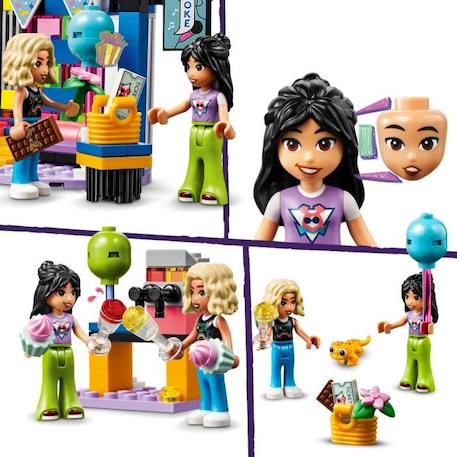 LEGO® 42610 Friends Le Karaoké, Jouet Musical avec Poupées et Figurines Liann et Nova et un Gecko VIOLET 4 - vertbaudet enfant 