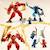LEGO® 71808 NINJAGO Le Robot Élémentaire du Feu de Kai, Jouet Ninja avec Figurine Personnalisable Plus Minifigurines Kai et Zane ROUGE 3 - vertbaudet enfant 