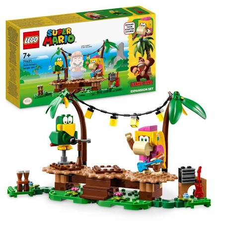 LEGO® Super Mario 71421 Ensemble d'Extension Concert de Dixie Kong dans la Jungle, à Combiner avec Pack de Démarrage MARRON 1 - vertbaudet enfant 