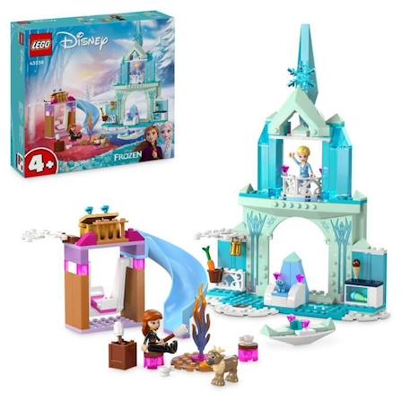 LEGO® 43238 Disney Princess Le Château de Glace d’Elsa, Jouet de Princesse La Reine des Neiges, 2 Figurines Animales BLEU 1 - vertbaudet enfant 