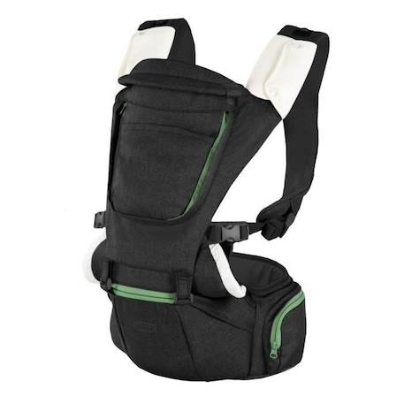 Porte-bébé ergonomique CHICCO - Hip Seat Pirate Black - Ventrale/dos - Mixte - 0-15kg NOIR 1 - vertbaudet enfant 