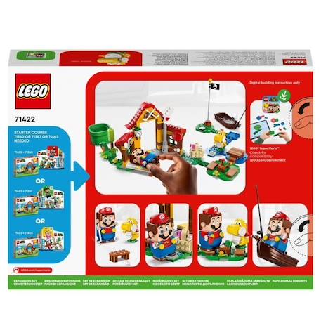 LEGO® Super Mario 71422 Ensemble d’Extension Pique-nique chez Mario, Jouet à Combiner avec Pack de Démarrage VERT 6 - vertbaudet enfant 