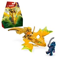 -LEGO® 71803 NINJAGO L’Attaque du Dragon Rebelle d’Arin, Jouet Ninja de Dragon et Figurines incluant Arin avec Mini-Katana