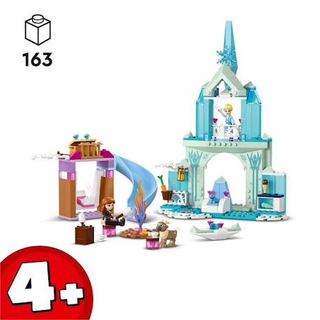 LEGO® 43238 Disney Princess Le Château de Glace d’Elsa, Jouet de Princesse La Reine des Neiges, 2 Figurines Animales BLEU 2 - vertbaudet enfant 