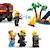 LEGO® 60412 City Le Camion de Pompiers 4x4 et le Canot de Sauvetage, Jouet avec Bateau, Remorque et Minifigurines ROUGE 4 - vertbaudet enfant 