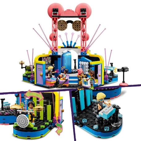 LEGO® 42616 Friends Le Spectacle Musical de Heartlake City, Jouet avec 4 Figurines Andrea, Scène et Instruments VIOLET 3 - vertbaudet enfant 