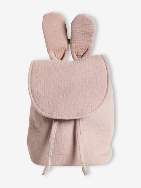 Sac à dos personnalisable en gaze de coton bleu grisé+taupe 7 - vertbaudet enfant 