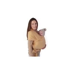 Puériculture-Porte bébé, écharpe de portage-Echarpe de portage-Echarpe de portage porte-bébé Mushie jaune