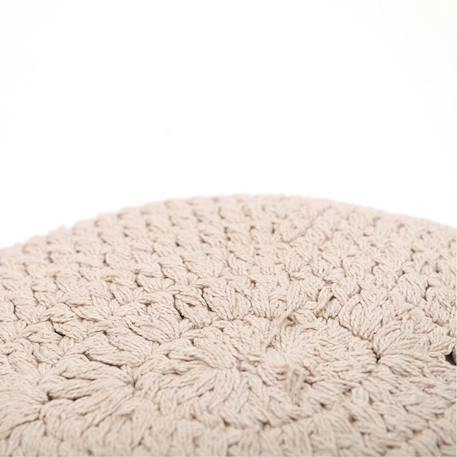 Coussin crochet PLUME ECRU - Nattiot BEIGE 4 - vertbaudet enfant 