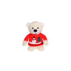 -Gipsy Toys - Les Amis "Pull Moche" - Ours - 24 cm - Pull Rouge