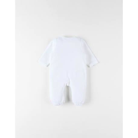 Pyjama 1 pièce cerf en velours blanc BLANC 2 - vertbaudet enfant 
