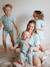 Pyjama short en gaze de coton femme Team famille personnalisable vert sauge 4 - vertbaudet enfant 