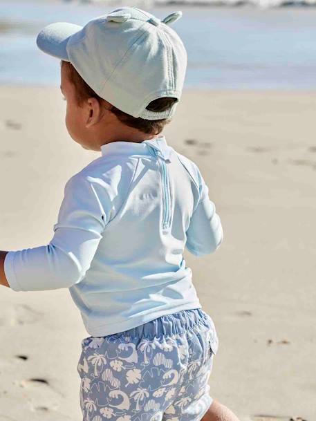 T-shirt de bain anti-UV garçon petit matelot bleu ciel 9 - vertbaudet enfant 