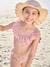 Maillot de bain 2 pièces imprimé fleuri rose pâle+vert imprimé 6 - vertbaudet enfant 