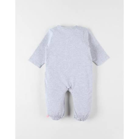 Pyjama naissance 1 pièce éléphant en jersey chiné GRIS 2 - vertbaudet enfant 